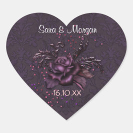 ダークロマンスバラ2b結婚ズシール ハートシール