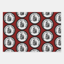 ダークロマンスブックラッピング紙 ラッピングペーパーシート