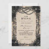 ダークロマンスブラックバラハロウィーンソイレ 招待状 (正面)