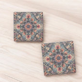 ダークロマンスブルゴーニュアールデコフローラ夏 ストーンコースター