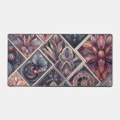 ダークロマンスブルゴーニュアールデコフローラ夏 デスクマット (正面)