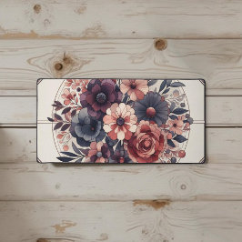 ダークロマンスブルゴーニュアールデコフローラ夏 デスクマット