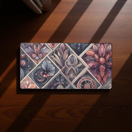 ダークロマンスブルゴーニュアールデコフローラ夏 デスクマット