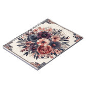 ダークロマンスブルゴーニュアールデコフローラ夏 ノートブック (左側)