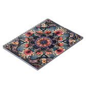 ダークロマンスブルゴーニュアールデコフローラ夏 ノートブック (左側)