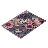 ダークロマンスブルゴーニュアールデコフローラ夏 ノートブック (左側)