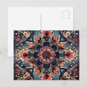 ダークロマンスブルゴーニュアールデコフローラ夏 ポストカード (正面/裏面)