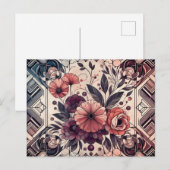 ダークロマンスブルゴーニュアールデコフローラ夏 ポストカード (正面/裏面)