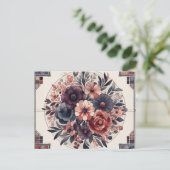 ダークロマンスブルゴーニュアールデコフローラ夏 ポストカード (スタンド正面)