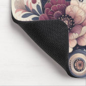 ダークロマンスブルゴーニュアールデコフローラ夏 マウスパッド (コーナー)