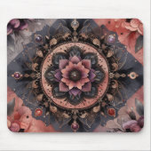ダークロマンスブルゴーニュアールデコフローラ夏 マウスパッド (正面)