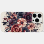 ダークロマンスブルゴーニュアールデコフローラ夏 Case-Mate iPhoneケース (裏面 (横))