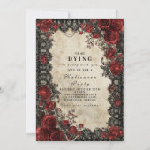 ダークロマンスレースハローウィンパーティ 招待状 (正面)