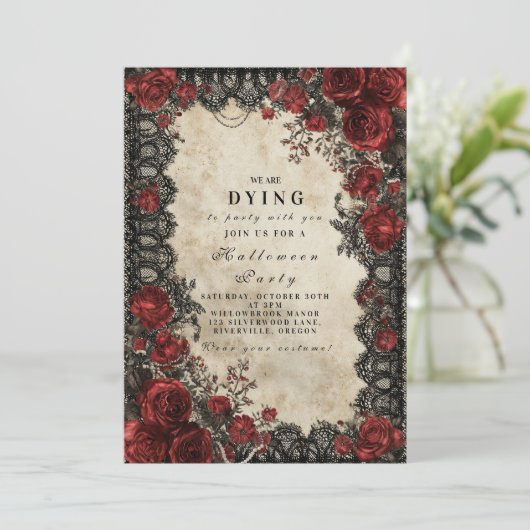 ダークロマンスレースハローウィンパーティ 招待状 (スタンド正面)