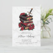 ダークロマンスロマンティシブキッシュブライダルシャワー 招待状 (スタンド正面)