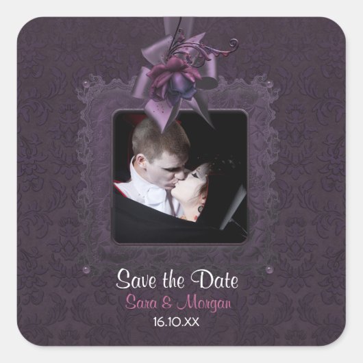 ダークロマンス写真シール スクエアシール (正面)