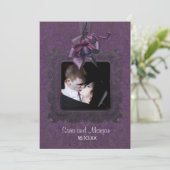 ダークロマンス結婚式招待状 招待状 (スタンド正面)