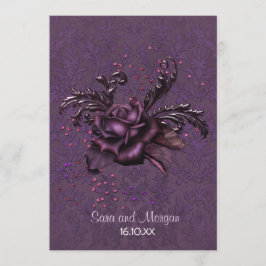 ダークロマンス結婚式招待状 招待状