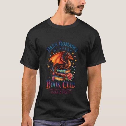 ダークロマンス読者ブッククラブドラゴン Tシャツ (正面)