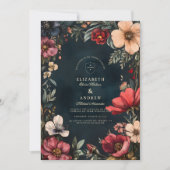 ダークロマンス ウェディングテーマ 招待状 (正面)