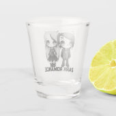 ダークロマンス ショットグラス (裏面)