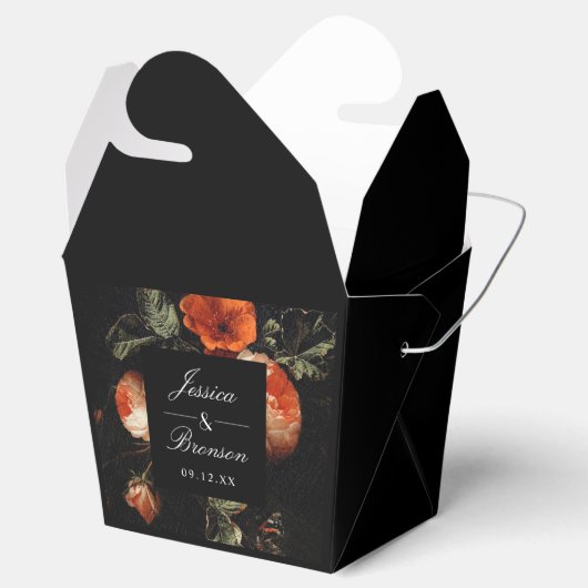 ダークロマンチックフローラバラオランダマスター結婚ズ フェイバーボックス (オープン)