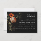 ダークロマンチック絵を描フローラオランダマスターズ詳細 出欠カード (正面)