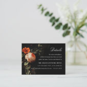 ダークロマンチック絵を描フローラオランダマスターズ詳細 名刺 (スタンド正面)