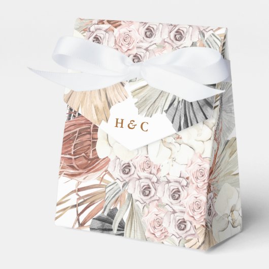 ダークロマンティックパンパスドライグラスエレガントフローラ フェイバーボックス (正面サイド)