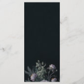 ダークロマンティックムーディーズ花模様ヴィンテージ結婚牡丹 メニュー (裏面)