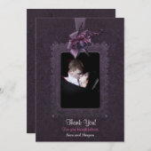 ダークロマ結婚ンスありがとう サンキューカード (正面/裏面)