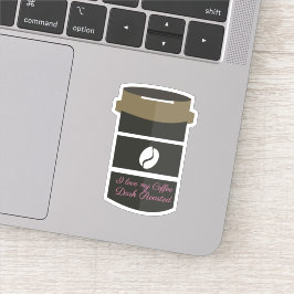 ダークローストコーヒーラバーズカップ名前をカスタムする シール