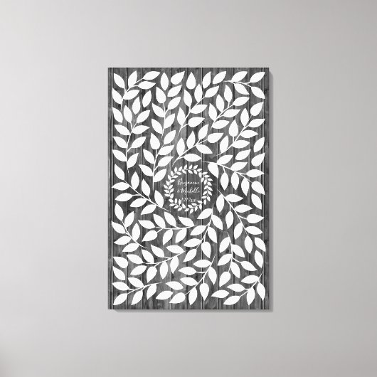 ダークローレル – 150シグネチャーキャンバスゲストブック キャンバスプリント (正面)