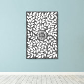 ダークローレル – 150シグネチャーキャンバスゲストブック キャンバスプリント (インサイチュ (ウッドフロア))