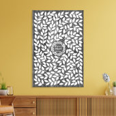 ダークローレル – 250 Signature Canvas Guest Book キャンバスプリント (インサイチュ (リビング))