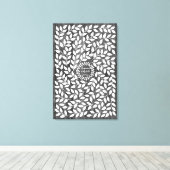 ダークローレル – 250 Signature Canvas Guest Book キャンバスプリント (インサイチュ (ウッドフロア))