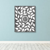 ダークローレル – 50シグネチャーキャンバスゲストブック キャンバスプリント (インサイチュ (ウッドフロア))