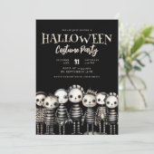 ダークヴィンテージゴティックブードゥーハローウィンパーティ 招待状 (スタンド正面)