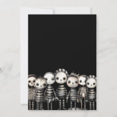 ダークヴィンテージゴティックブードゥーハローウィンパーティ 招待状 (裏面)