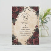 ダークヴィンテージバラとパールレース 招待状 (スタンド正面)