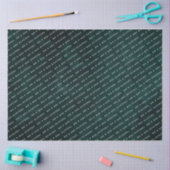 ダークヴィンテージリースエメラルドグリーン  薄葉紙 (クラフト)