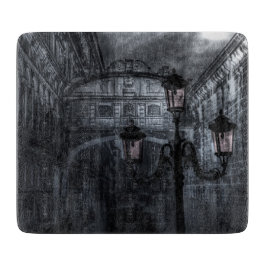 ダークヴェネツィアレインブリッジのため息の夜 カッティングボード