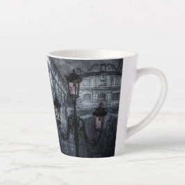 ダークヴェネツィアレインブリッジのため息の夜 カフェラテマグ