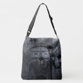 ダークヴェネツィアレインブリッジのため息の夜 クロスボディバッグ (裏面)