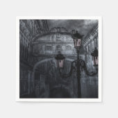 ダークヴェネツィアレインブリッジのため息の夜 スタンダードカクテルナプキン (正面)