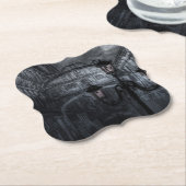 ダークヴェネツィアレインブリッジのため息の夜 ペーパーコースター (アングル)