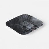 ダークヴェネツィアレインブリッジのため息の夜 ペーパープレート (傾斜あり)