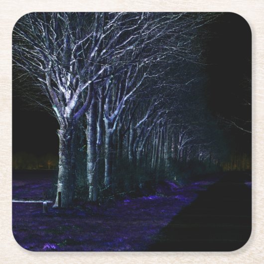 ダーク側10コアクターnm スクエアペーパーコースター (正面)