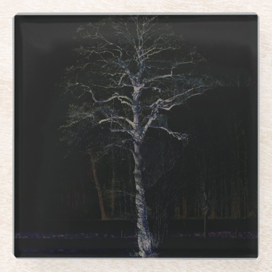 ダーク側3色 ガラスコースター (正面)