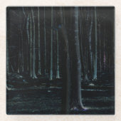 ダーク側6色 ガラスコースター (正面)